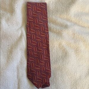 Bolgheri Elegant Brown and Gold Men's Tie